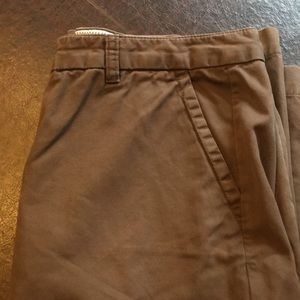 GAP dark brown khakis. Wide leg. Dark brown